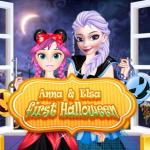 Anna And Elsa First Halloween