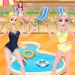 Disney Princesses Pool Party Clean