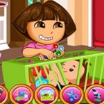 Dora Baby Caring Slacking