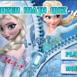 Frozen Math Quiz