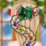 Frozen Sister Christmas Hairstyle Design